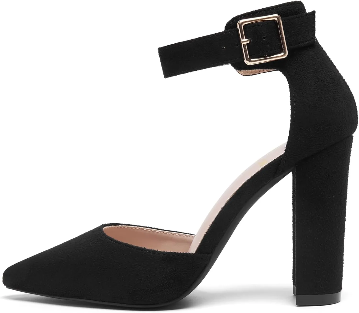 Women's Closed Toe Heel Pumps Low Chunky Block Comfortable Dress Work Shoes