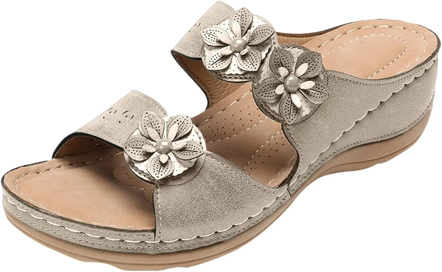 Womens Fashion Orthotic Flip Flops Ladies Athletic Thick Cushion Recovery Thong Sandals Slip On Walking Sandles With Comfortable Plantar Arch Support Summer Beach