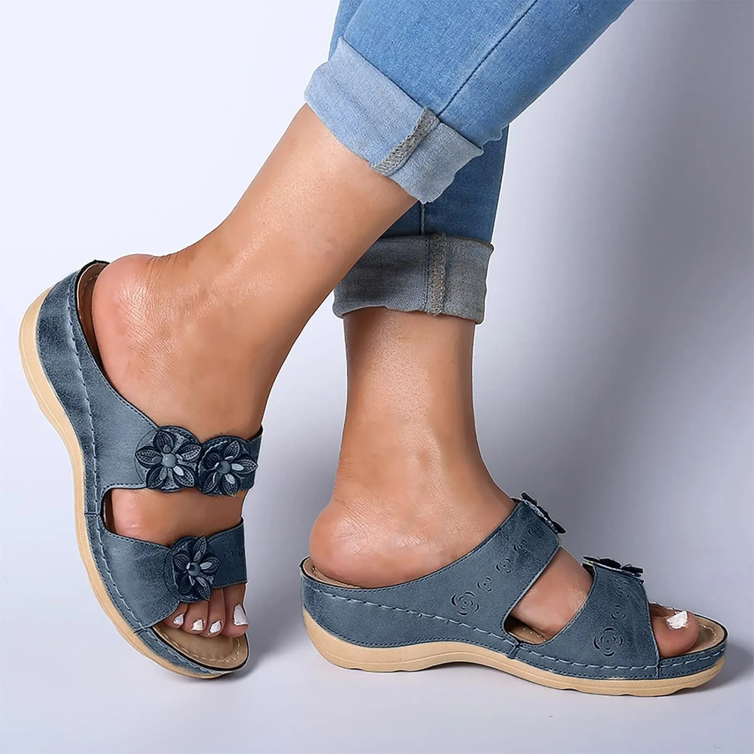 Womens Fashion Orthotic Flip Flops Ladies Athletic Thick Cushion Recovery Thong Sandals Slip On Walking Sandles With Comfortable Plantar Arch Support Summer Beach