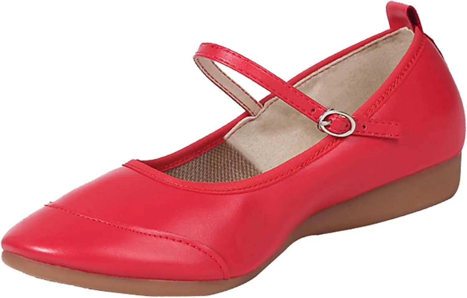 Women's Mary Jane Flats Slip On Dress Shoes Comfortable Ballet Flats Casual Business Shoes Work Office Shoes